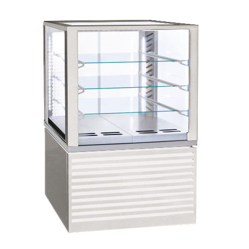 Vitrine Panorâmica Refrigerada para Pastelaria 2x GN1/1