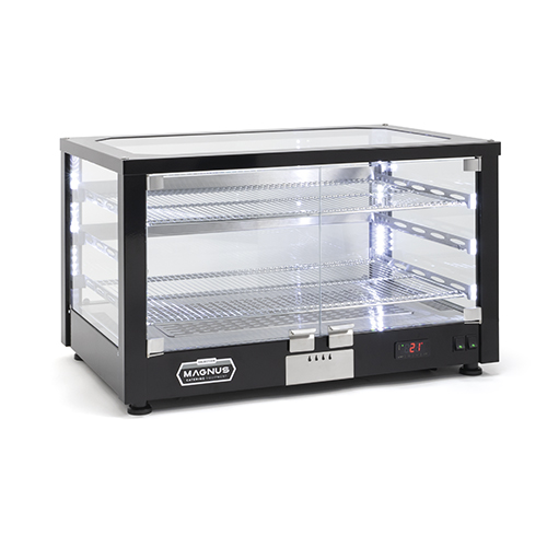 Vitrine Quente Ventilada de Bancada 780mm