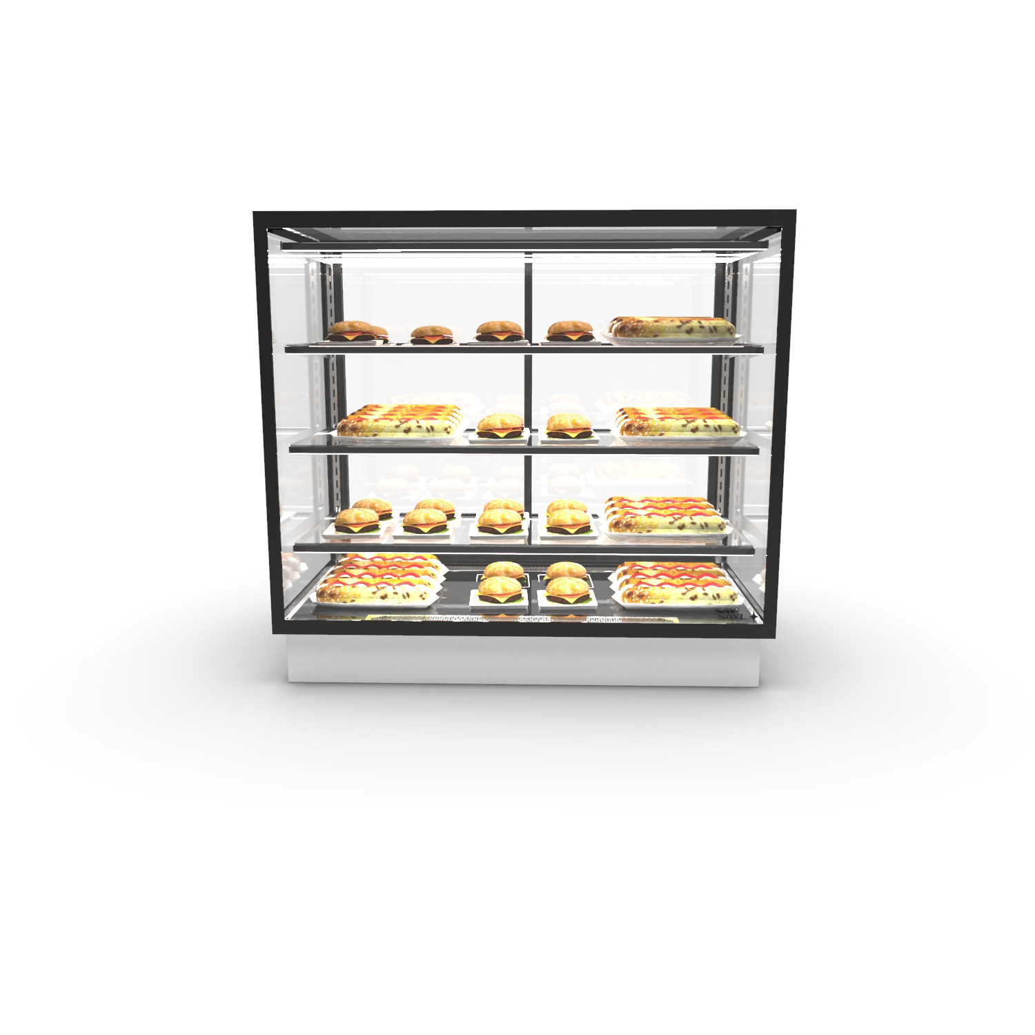 Vitrine de Quentes Encastrável Touch DP-100-80C