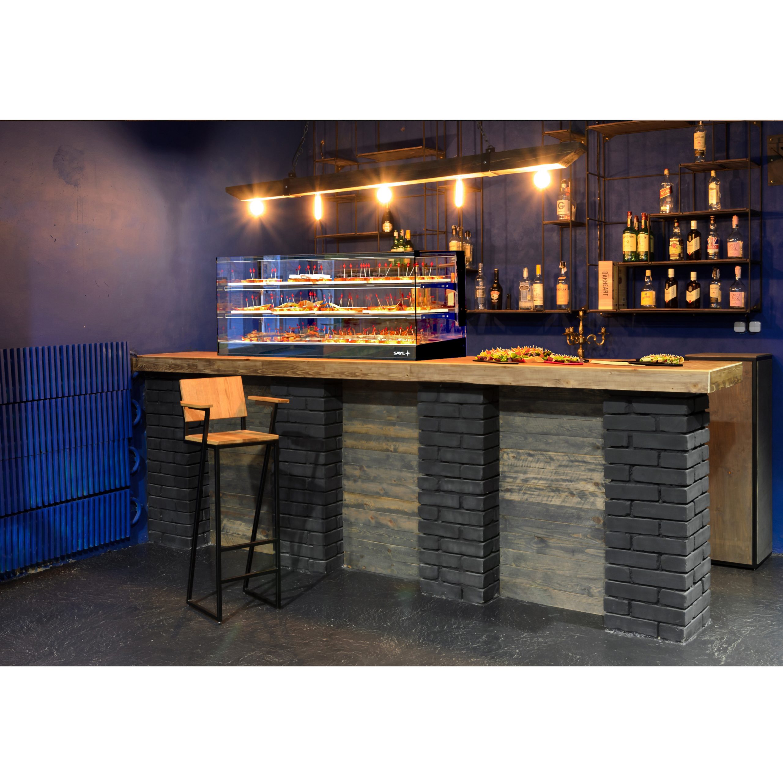 Vitrine Refrigerada Expositora de Balcão 3 Níveis