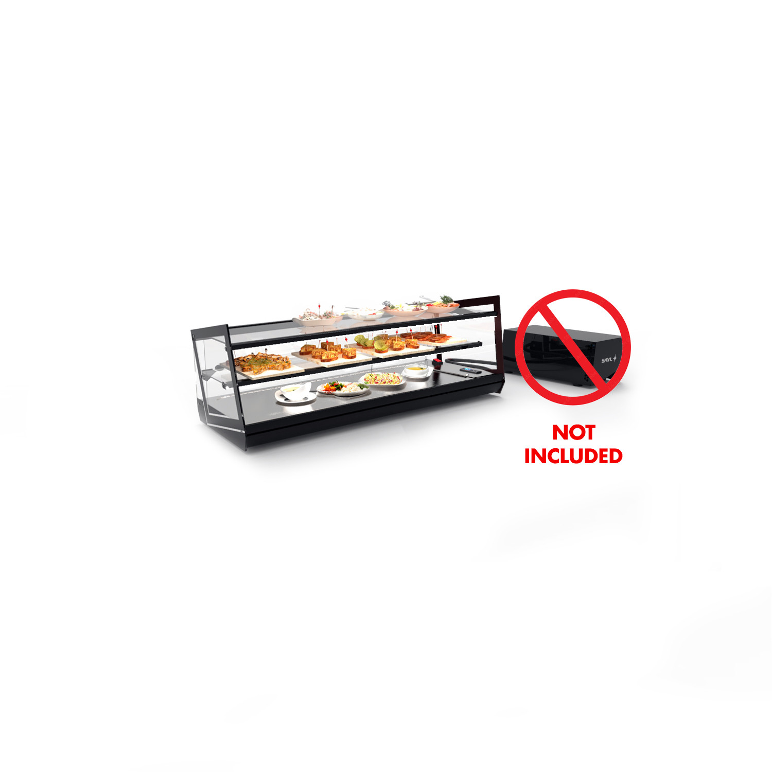 Vitrine Refrigerada Expositora Kube de Balcão VCKB4GRZP