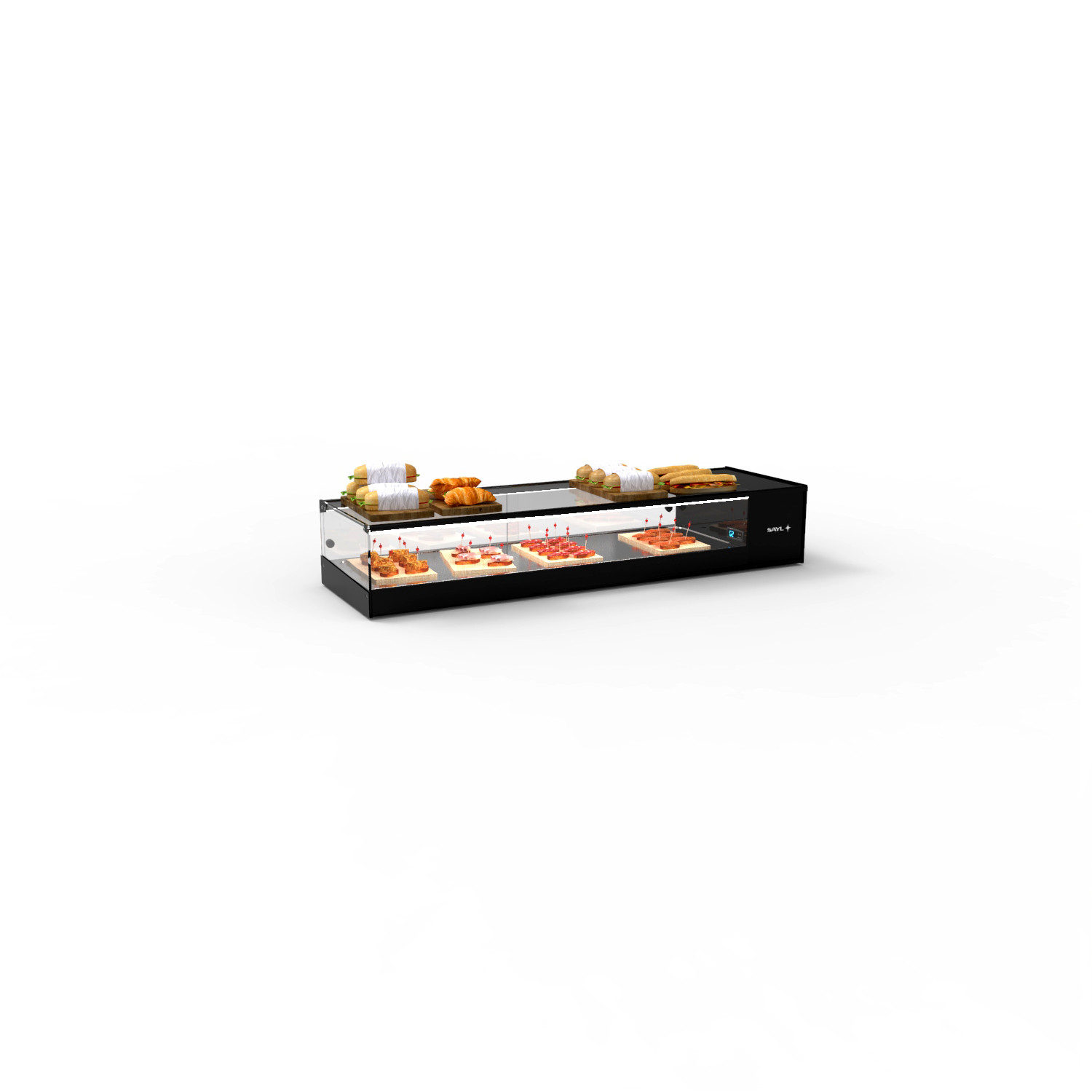 Vitrine Refrigerada de Bancada LED 1320mm