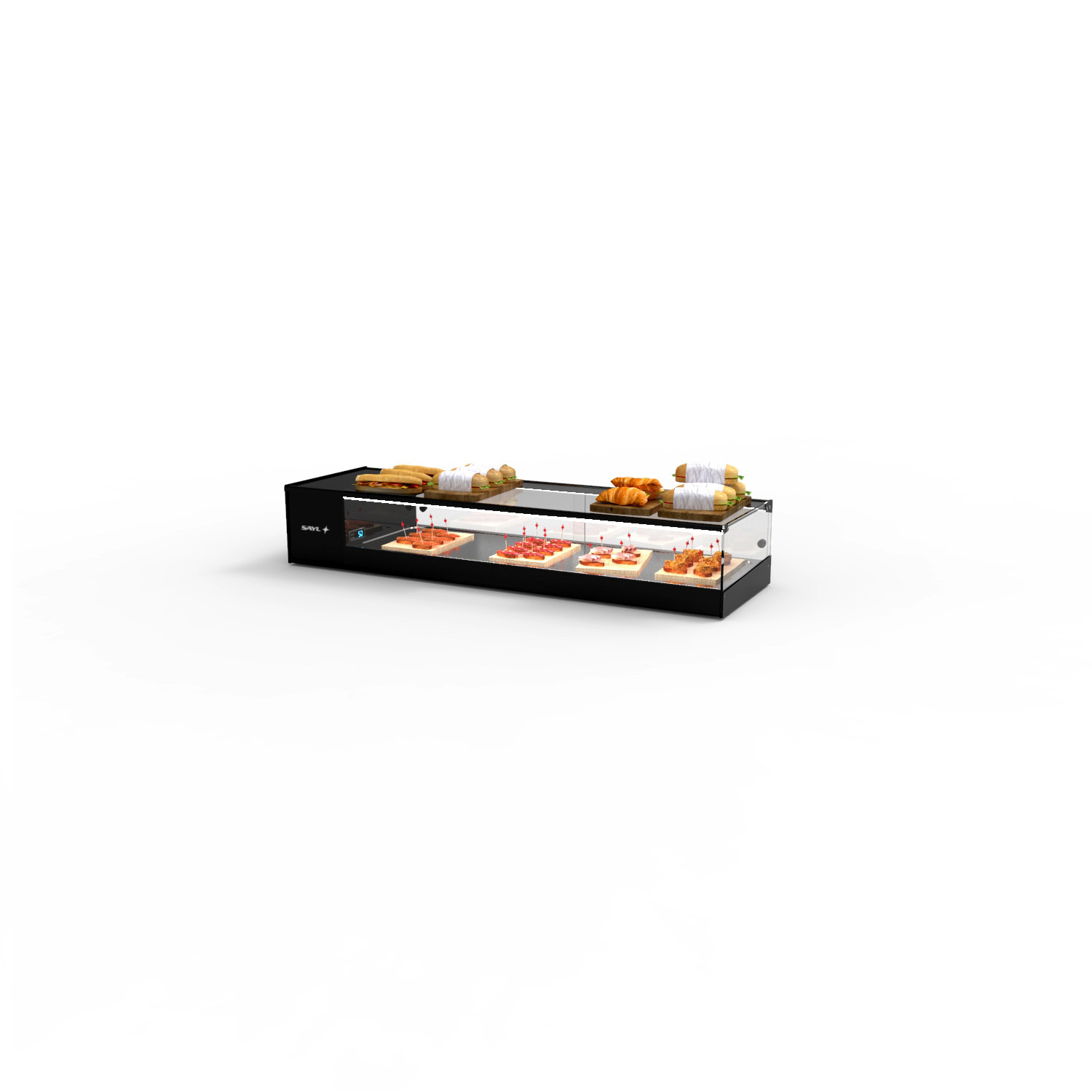 Vitrine Refrigerada de Bancada LED 1320mm