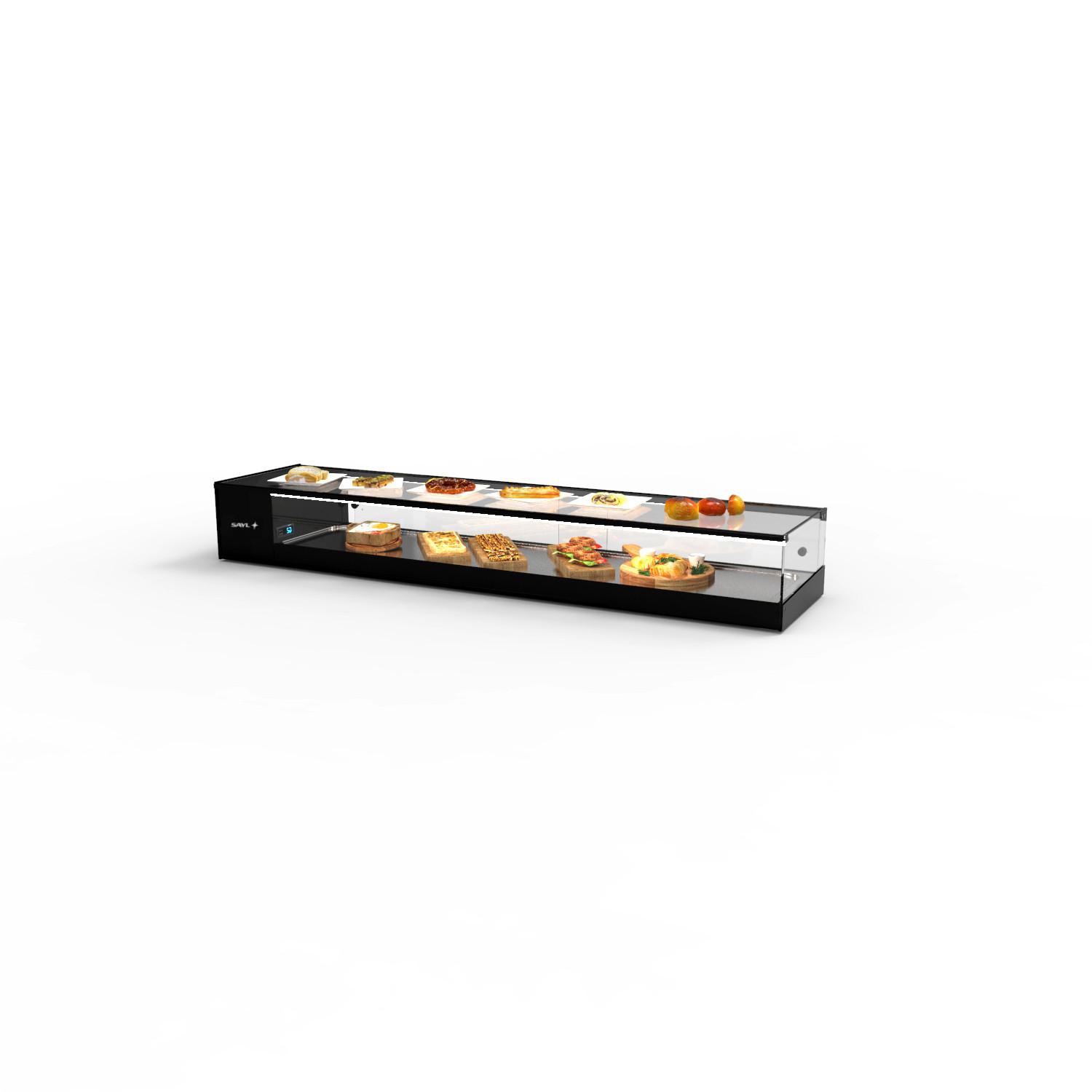 Vitrine Refrigerada de Bancada LED Estática 1680mm