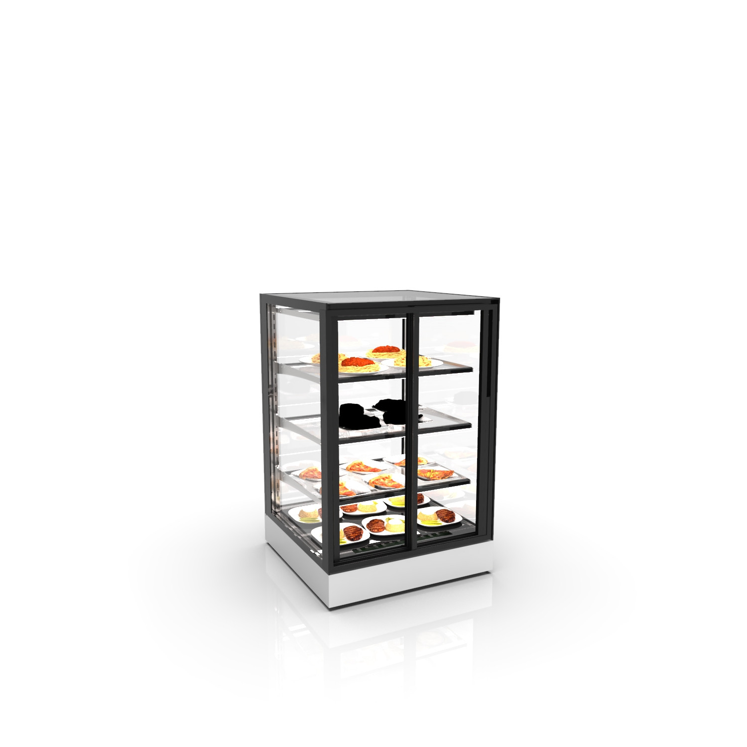Vitrine Refrigerada Expositora 600mm Traseira Deslizante