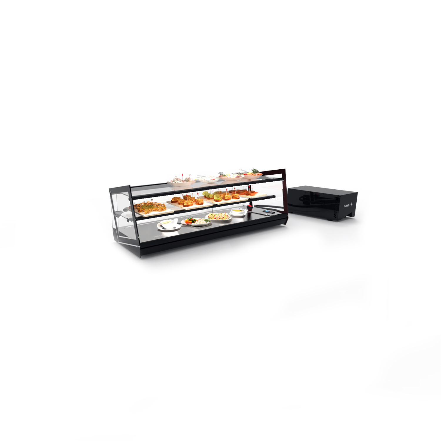 Vitrine Refrigerada Kube, 3 Níveis, Estática