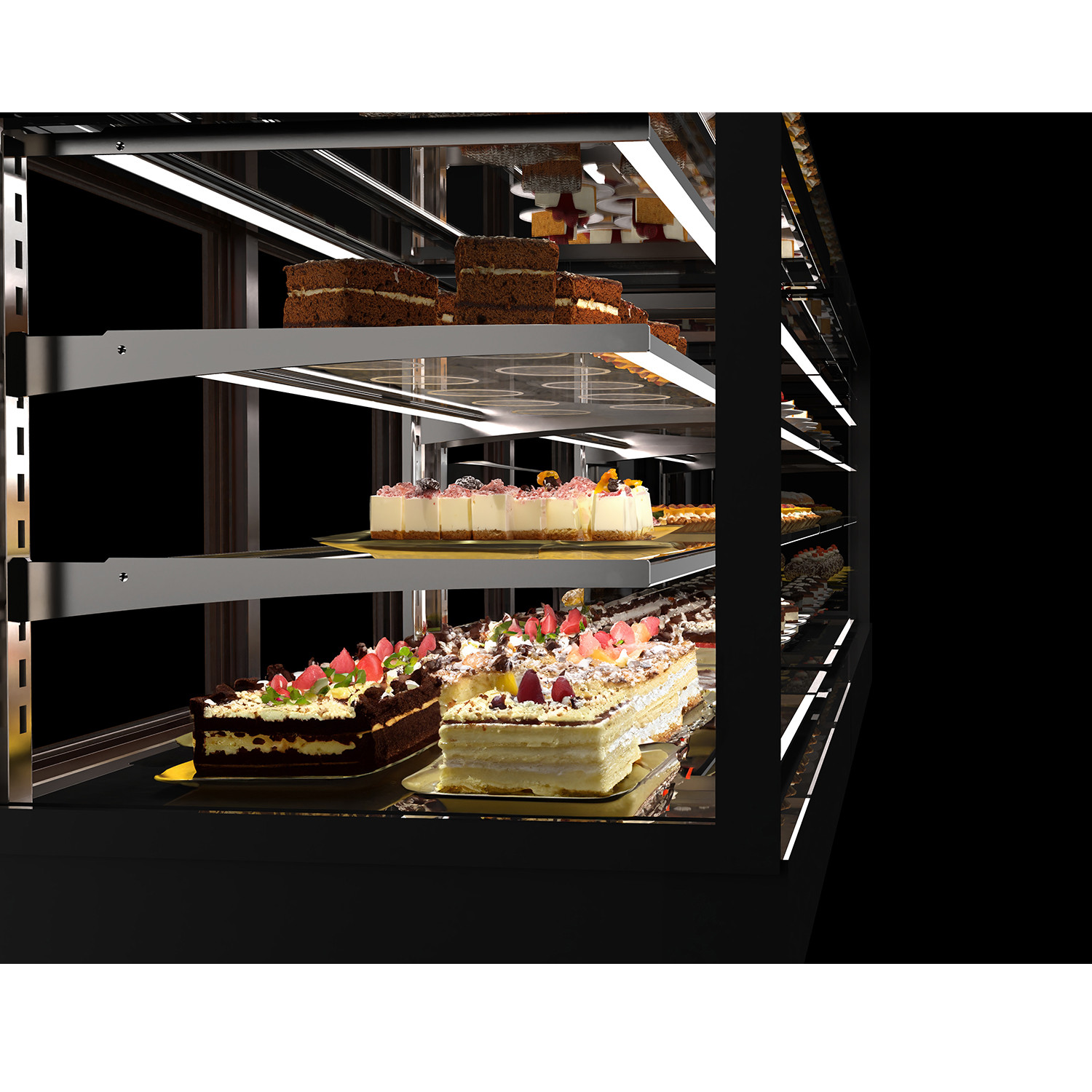 Vitrine Refrigerada Profissional para Conteúdo Húmido