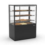 Vitrine Refrigerada Vertical controlo Humidade Preto