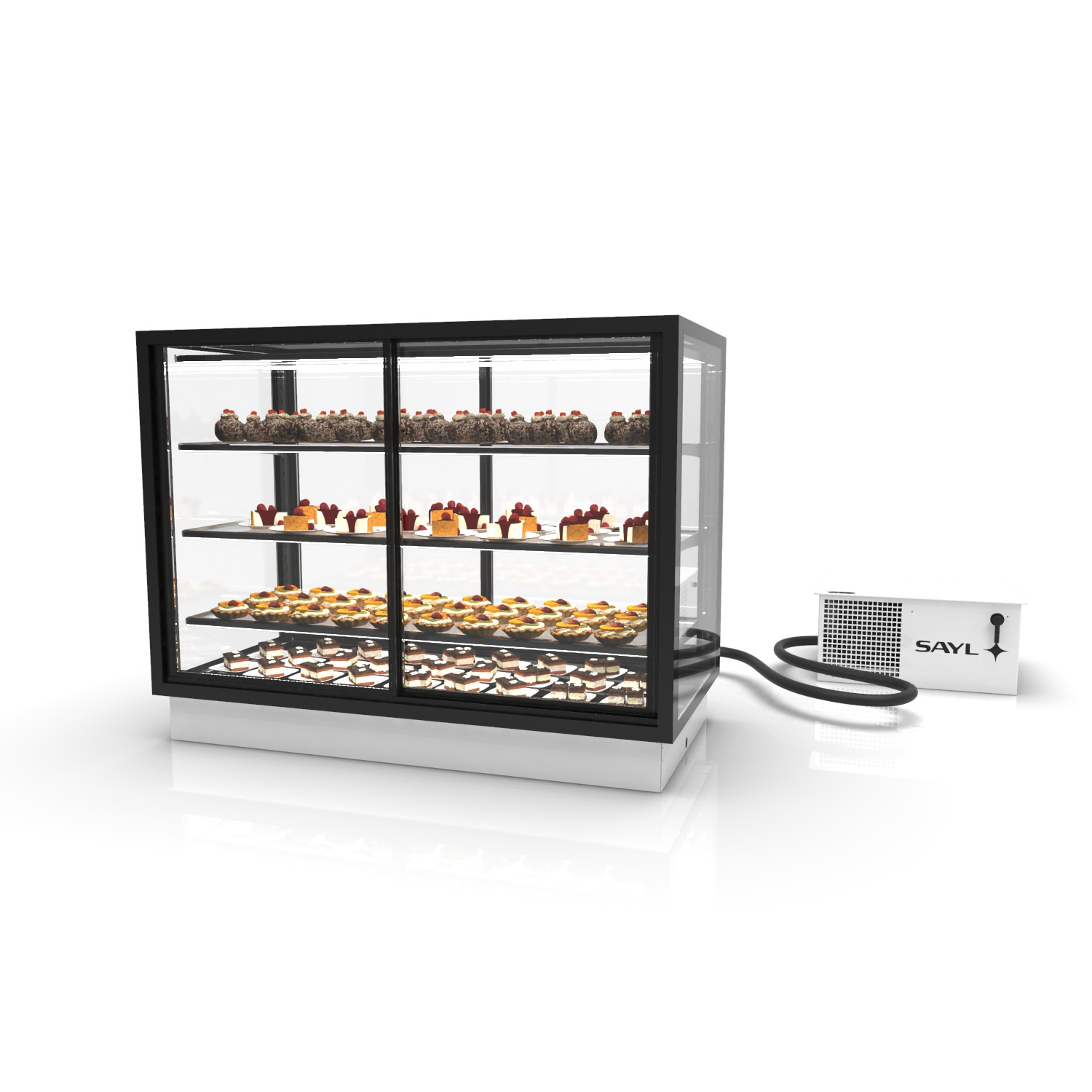 Vitrine Drop-In Refrigerada Ventilada, +2/+6ºC