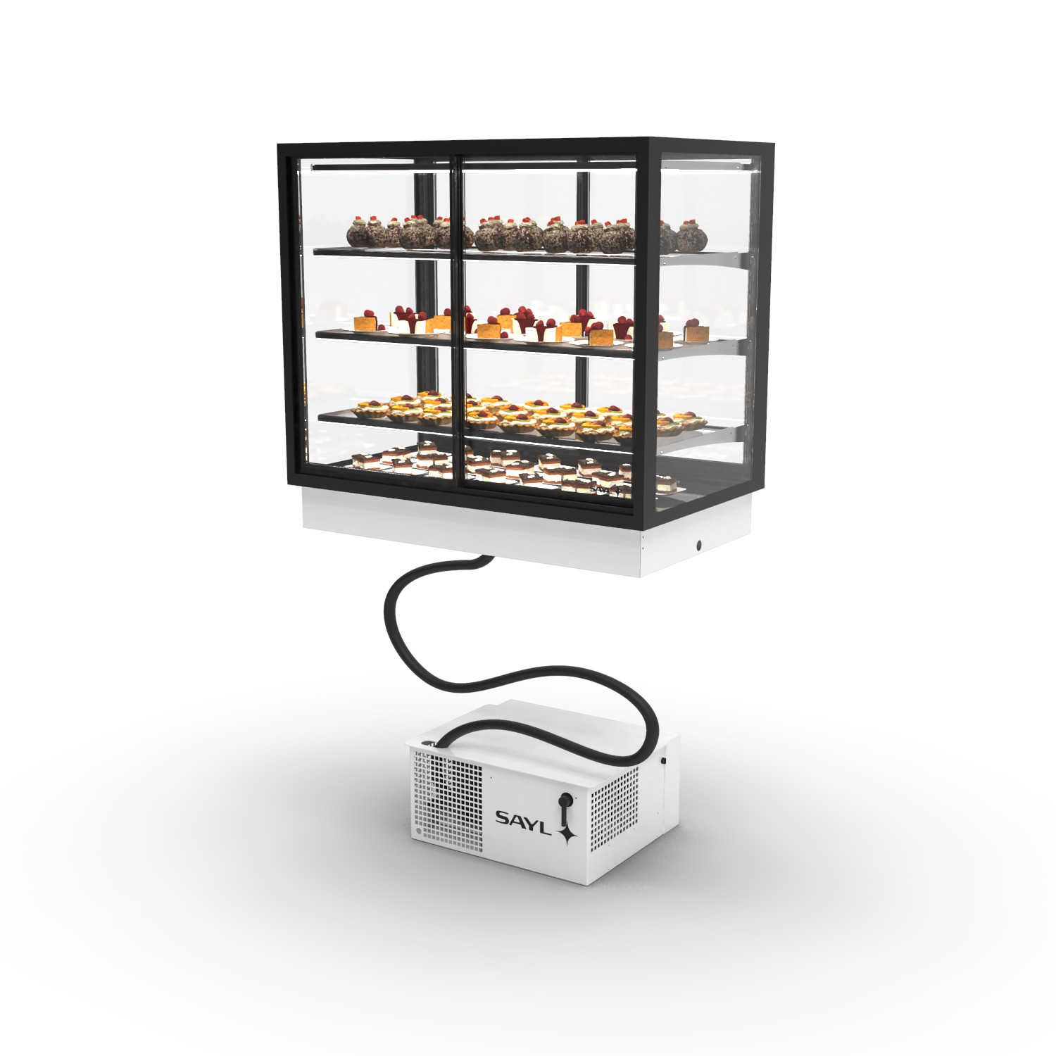 Vitrine Refrigerada Drop-In DP100-90RA com Portas Frontais e Traseiras