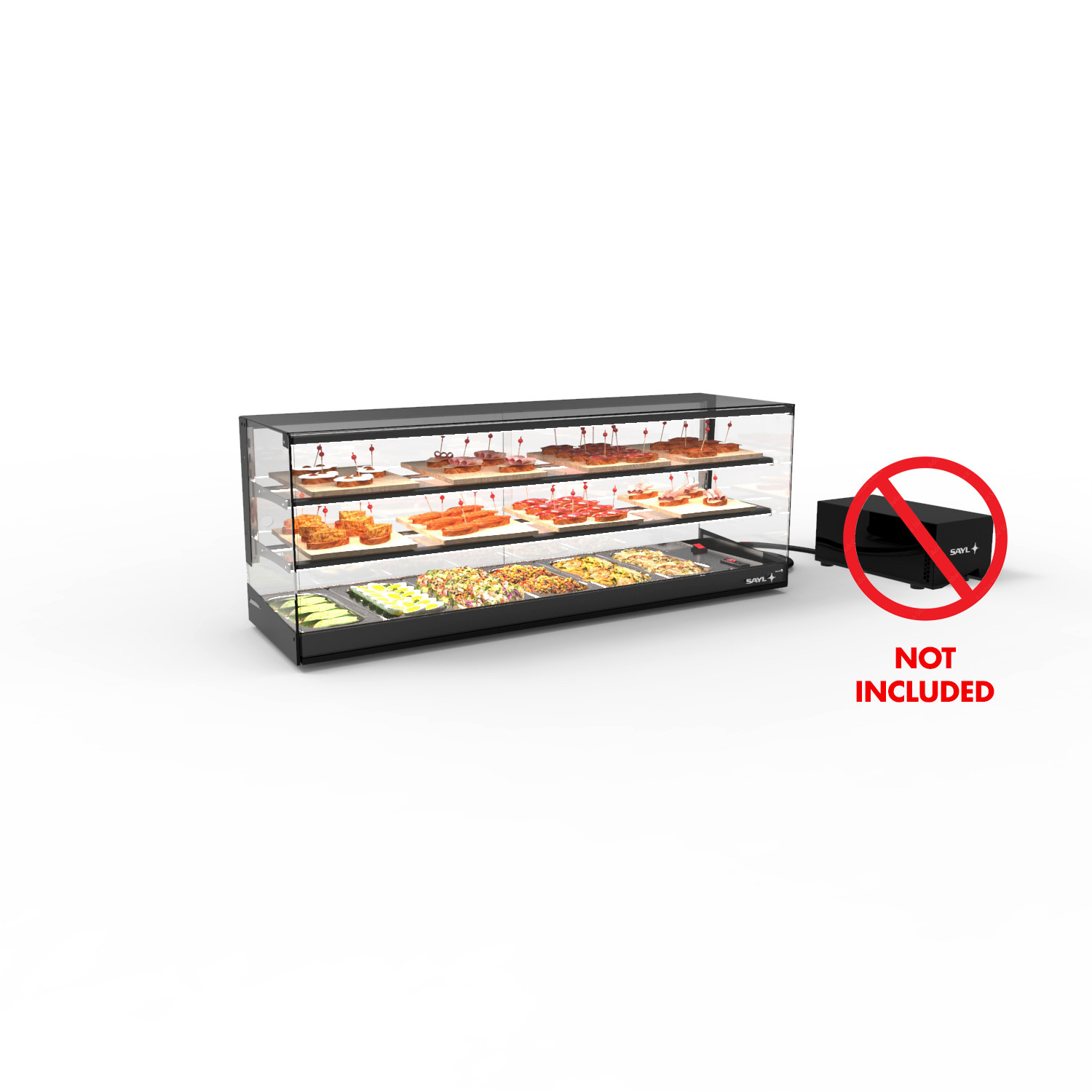 Vitrine Refrigerada Estática VTLG26GRZ-2, 2 Prat.