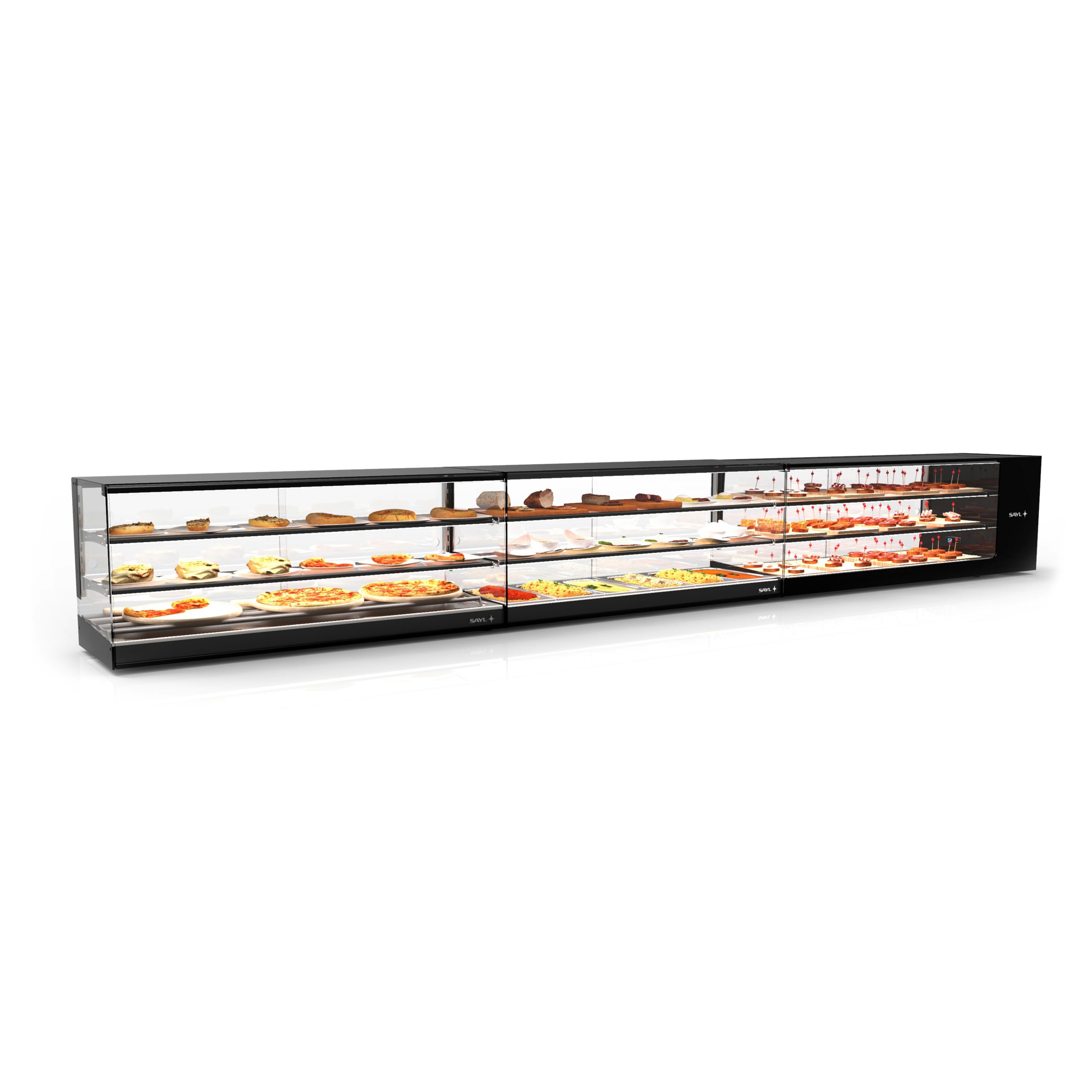 Vitrine Frigorífica Estática 3 Níveis VTLG26P-2