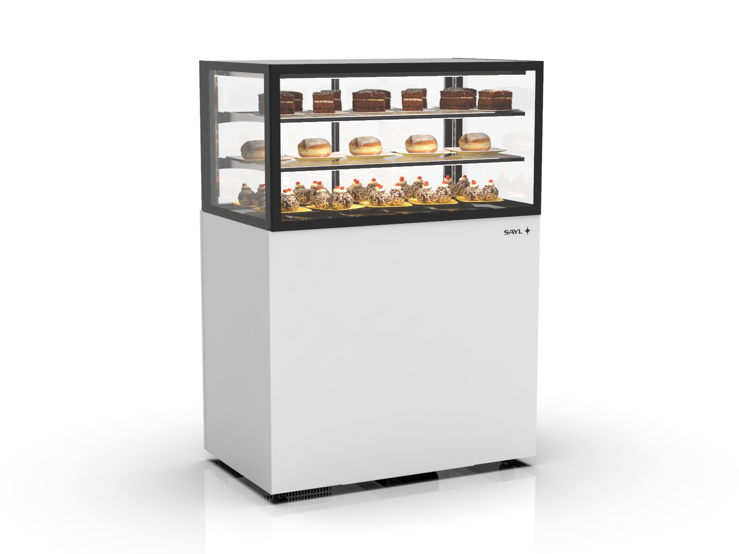 Vitrine Refrigerada para Exposição de Produtos 1000mm