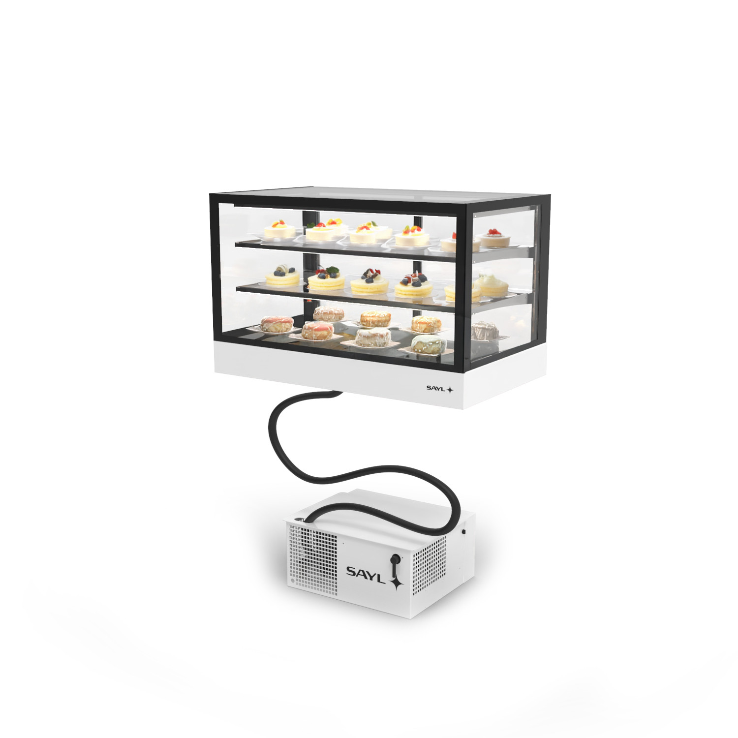 Vitrine Refrigerada Expositora 1000mm com Grupo Remoto