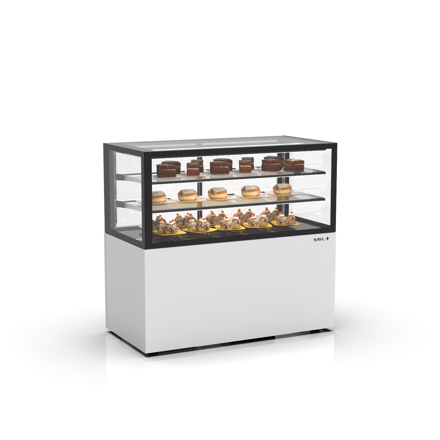 Vitrine Refrigerada para Exposição INTEGRA 1200x600x1100mm