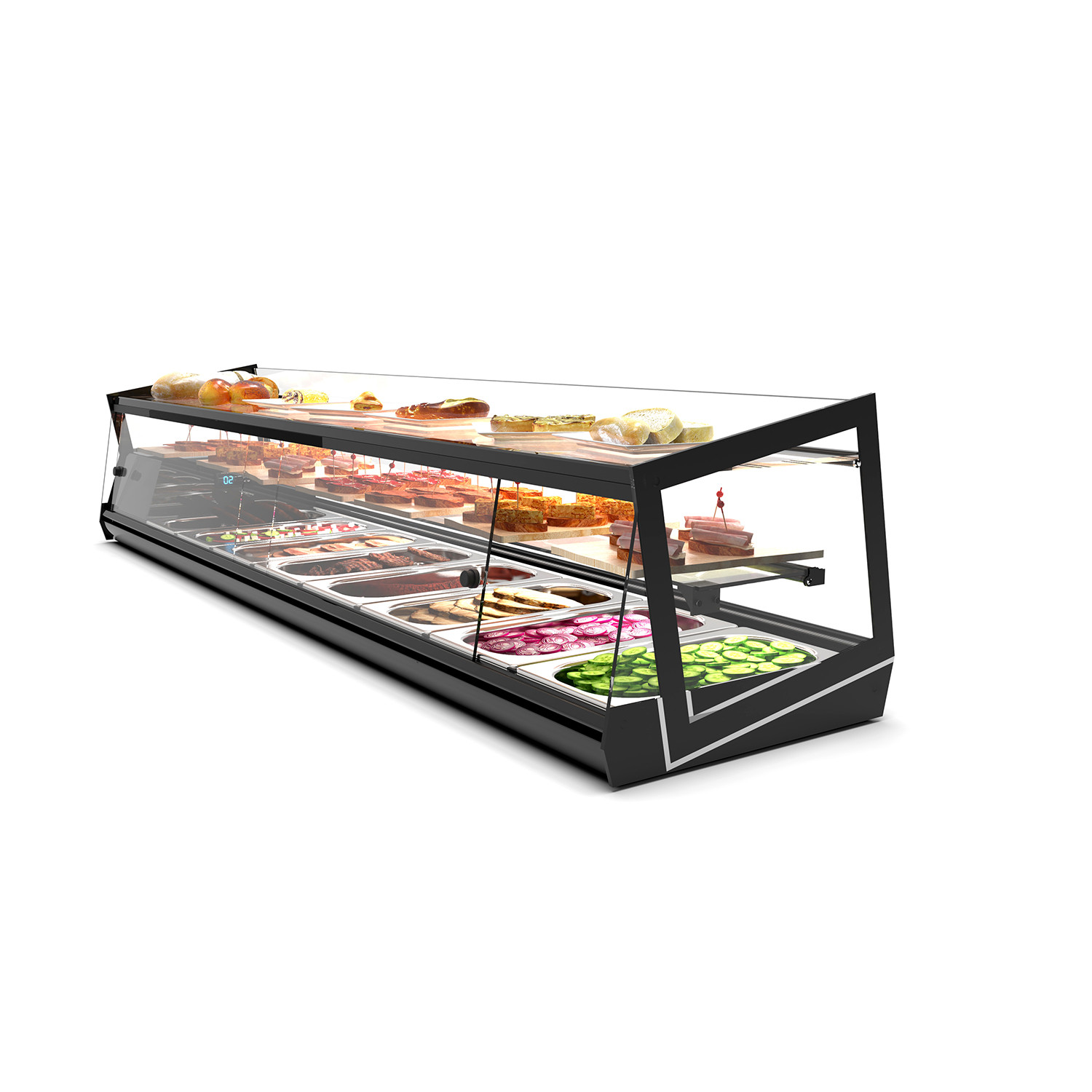 Vitrine Refrigerada Kube para Exposição Estática +2ºC/+6ºC