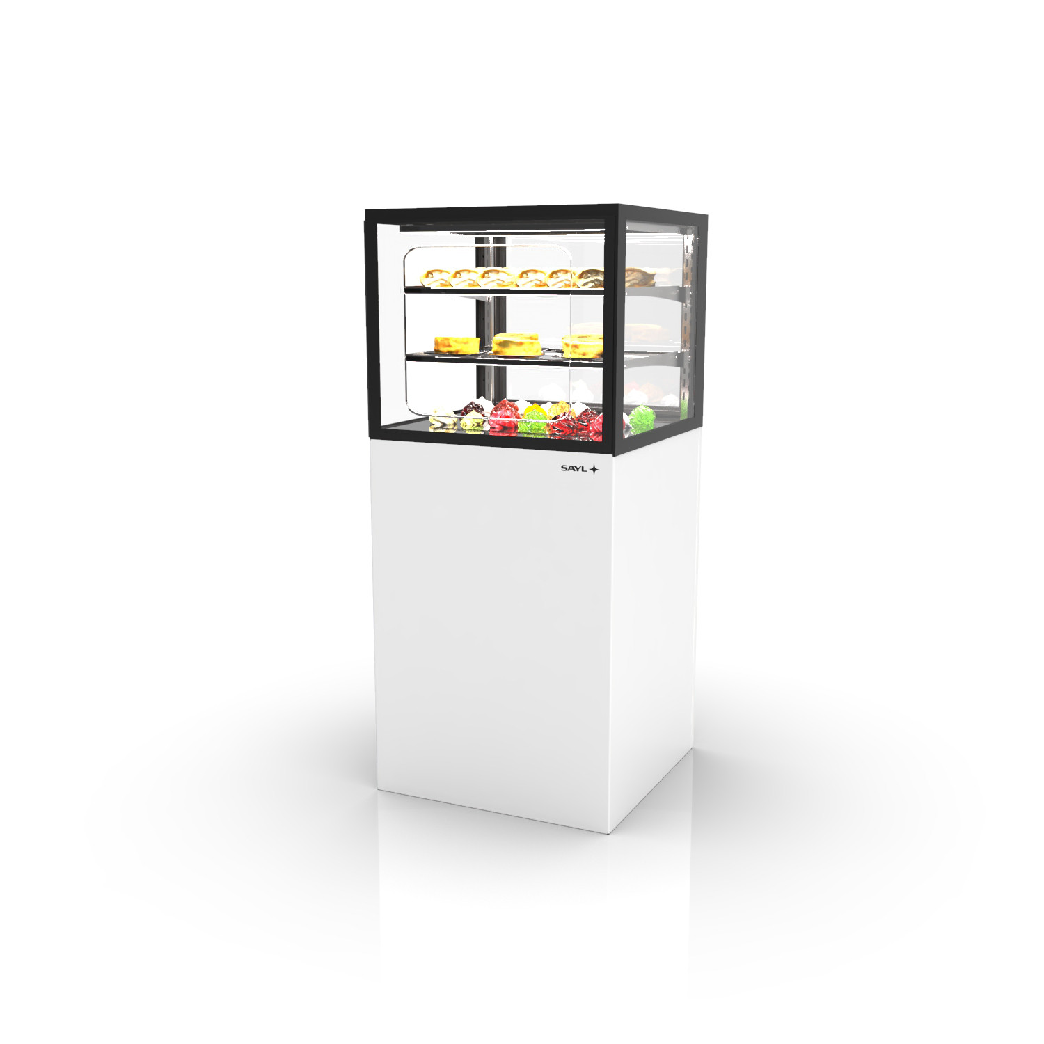 Vitrine Refrigerada Expositora 600x600x1400mm