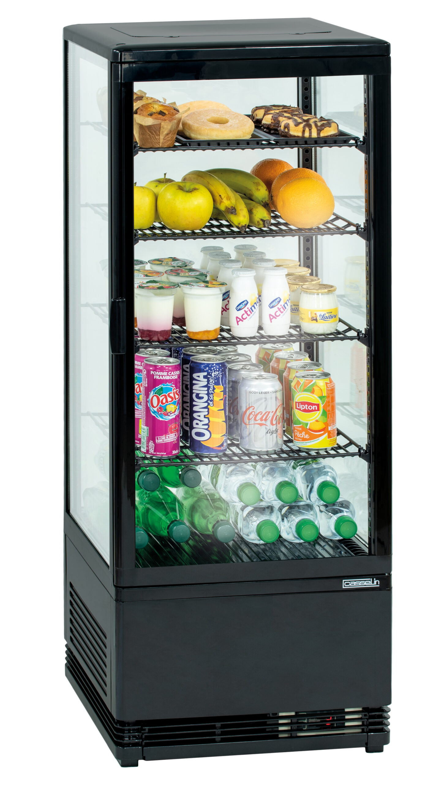 Vitrine Refrigerada Expositora 98L Preta