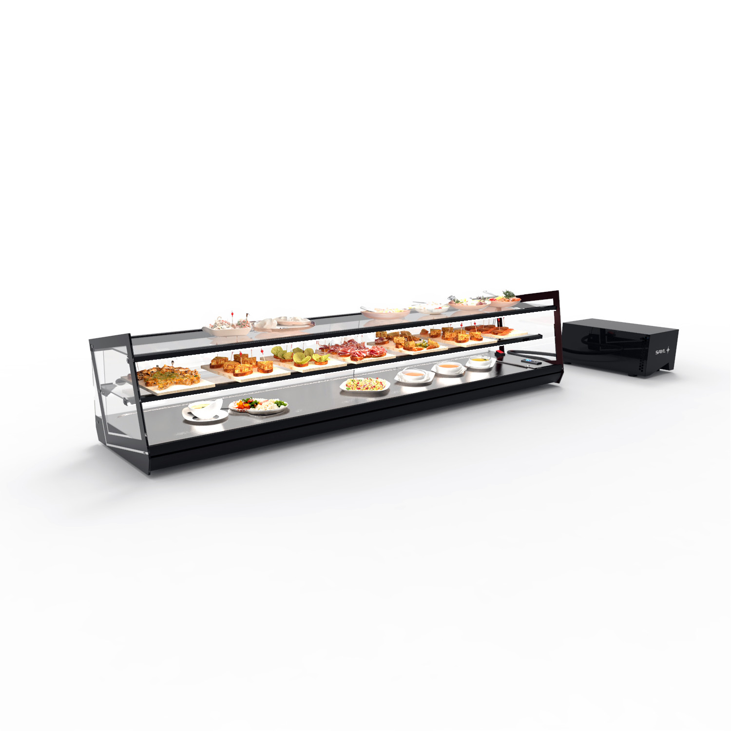 Vitrine Refrigerada Expositora Kube 8B 55kg