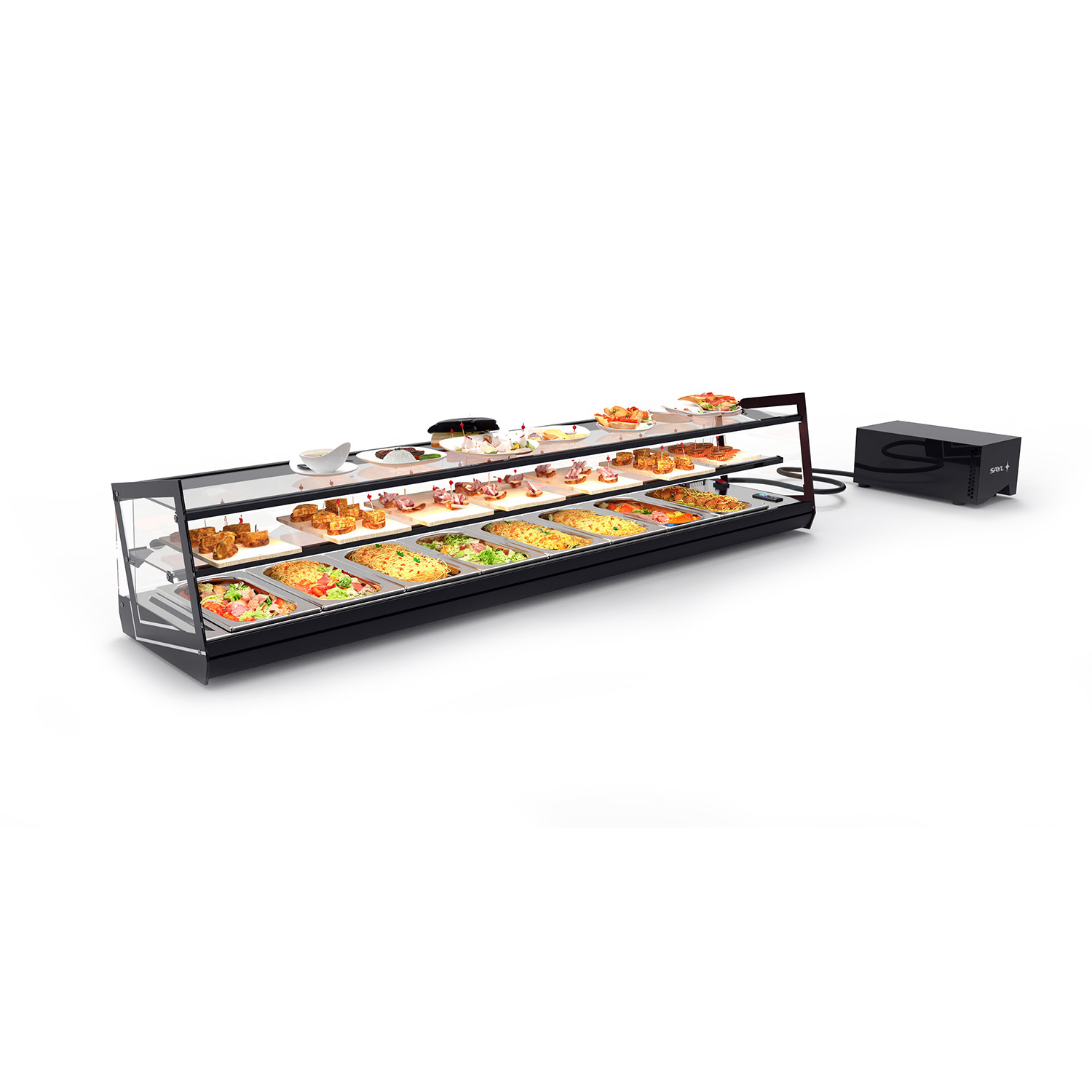 Vitrine Refrigerada Expositora Kube 8B Vidro Temperado