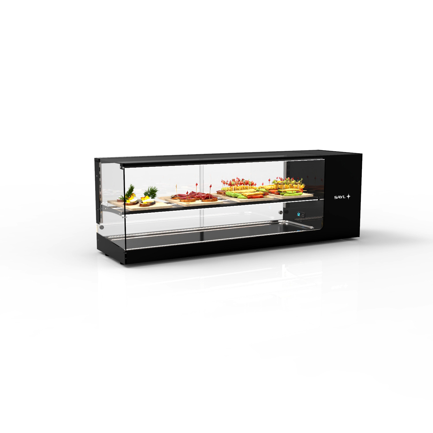 Vitrine Refrigerada Expositora de Tapas Estática