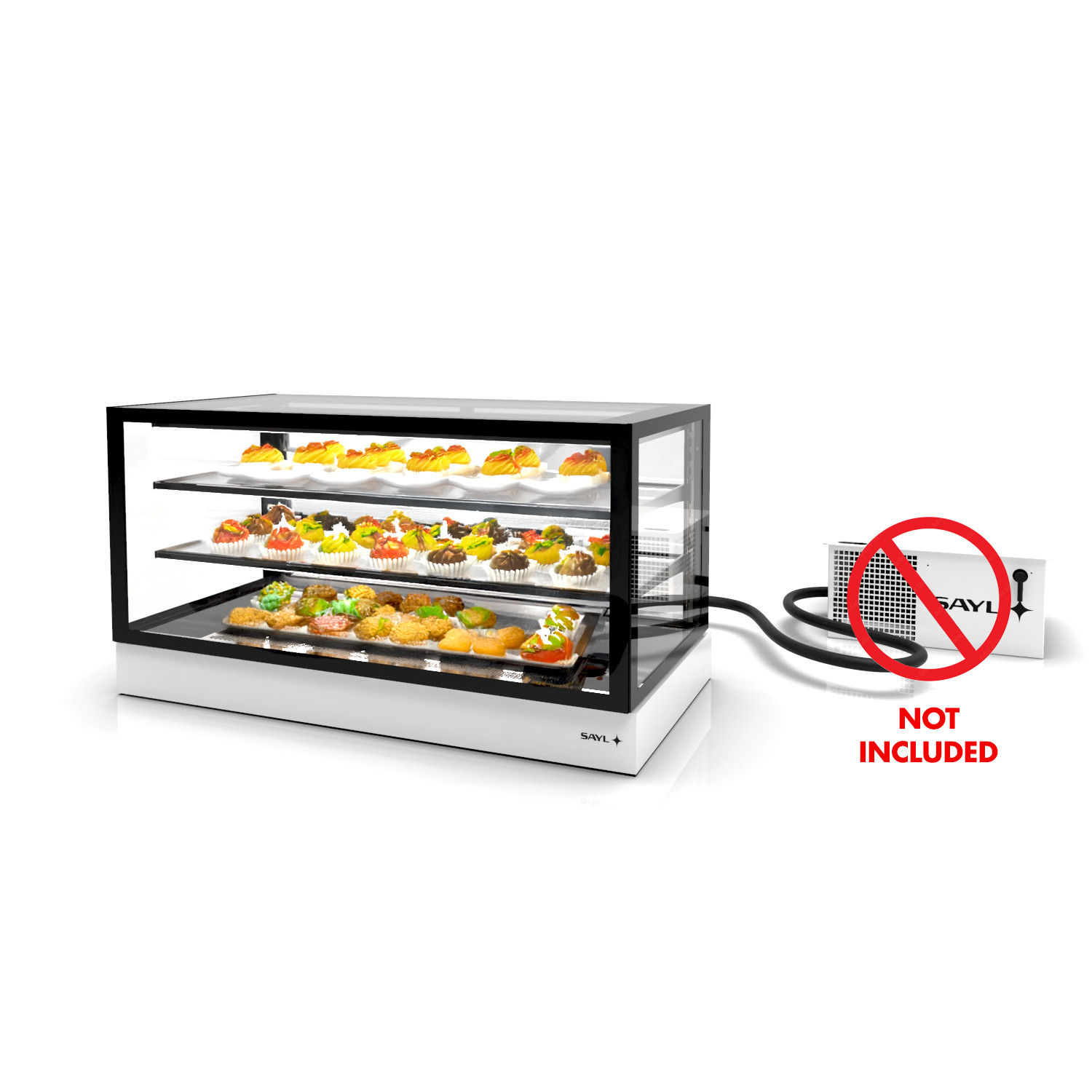 Vitrine Refrigerada Expositora Integrada Remota 120cm
