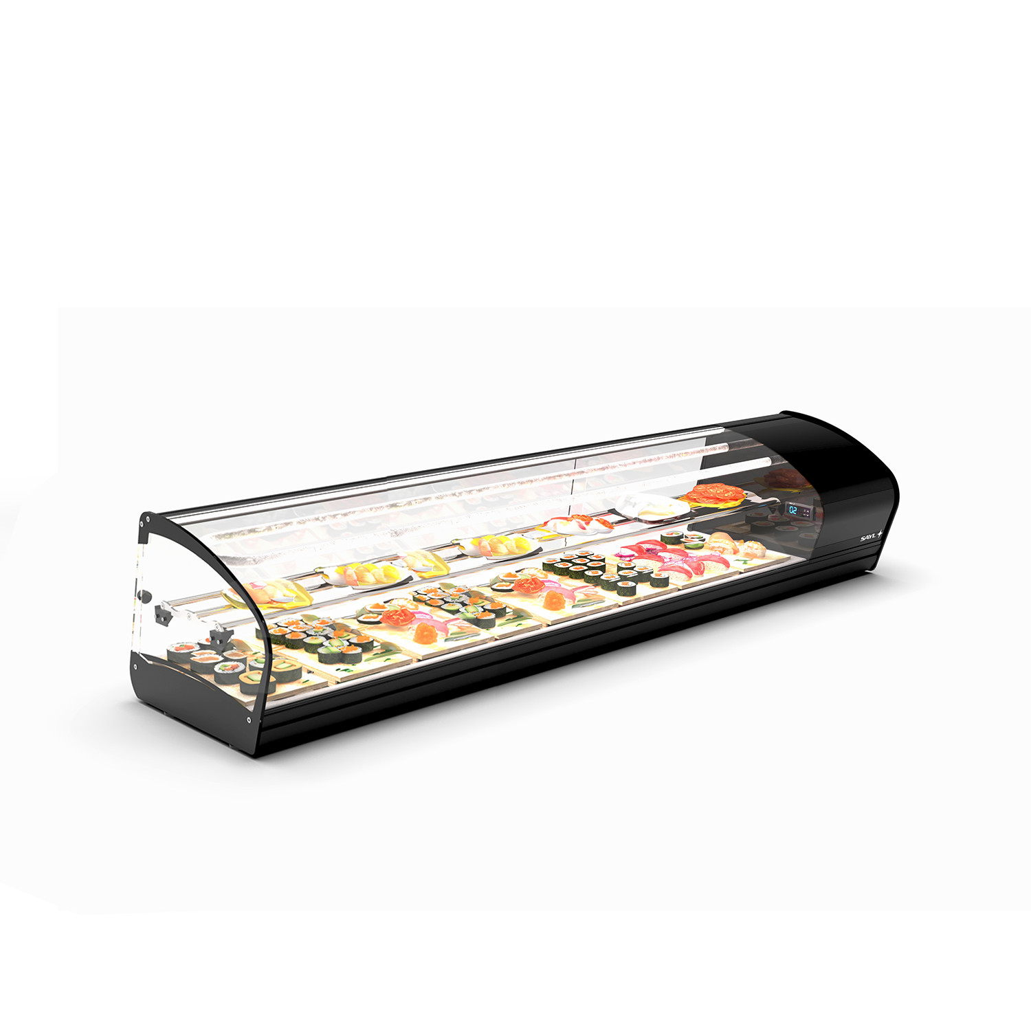 Vitrine refrigerada para sushi e tapas GN 1/3 (8x)