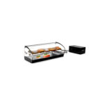 Vitrine Refrigerada para Tapas Estática Preta SK24GRP