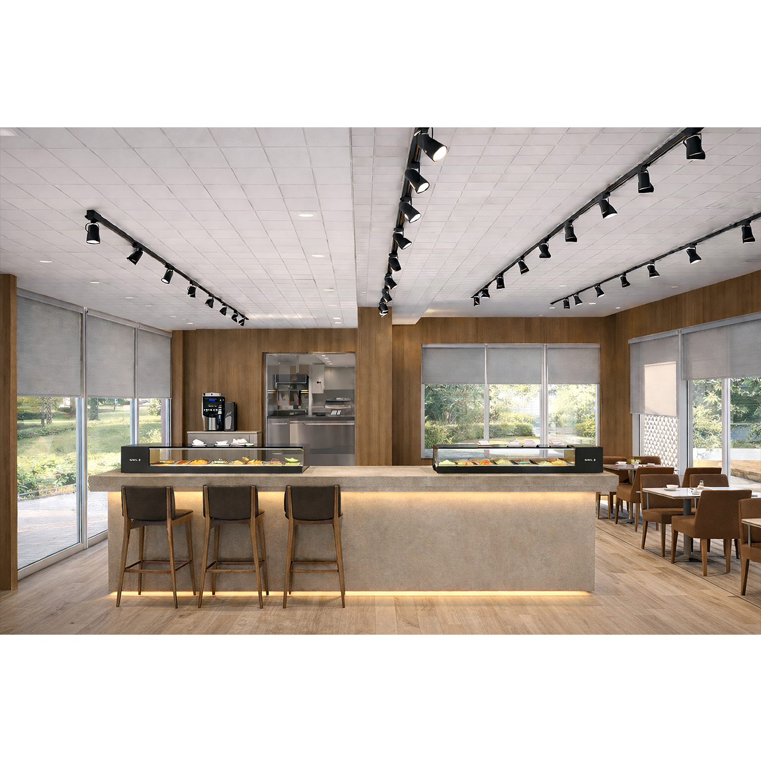 Vitrine Refrigerada Estática para Tapas, Grupo Remoto