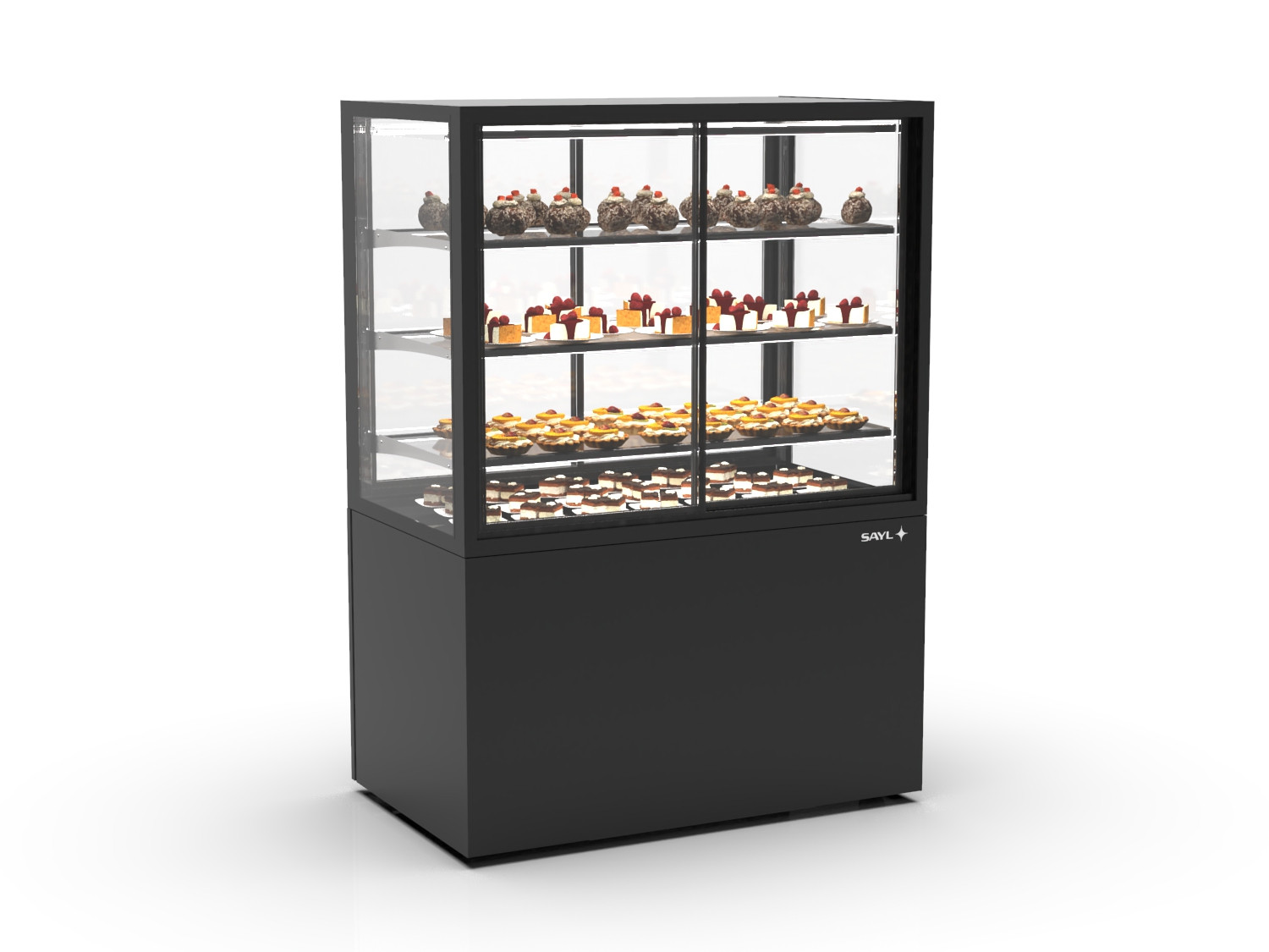 Vitrine Refrigerada Vertical Integra | 3 Prateleiras | Portas Deslizantes